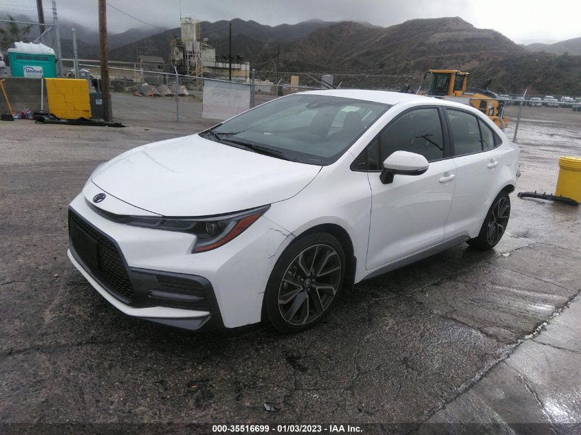 2022 TOYOTA COROLLA SE/SE NIGHTSHADE/APEX SE VIN: JTDS4MCE4N3513169