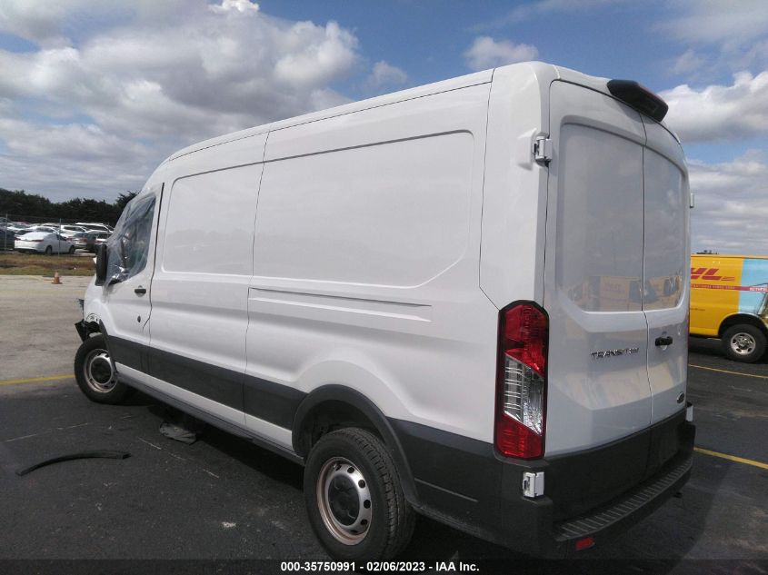 2022 FORD TRANSIT CARGO VAN VIN: 1FTBR1C80NKA44873