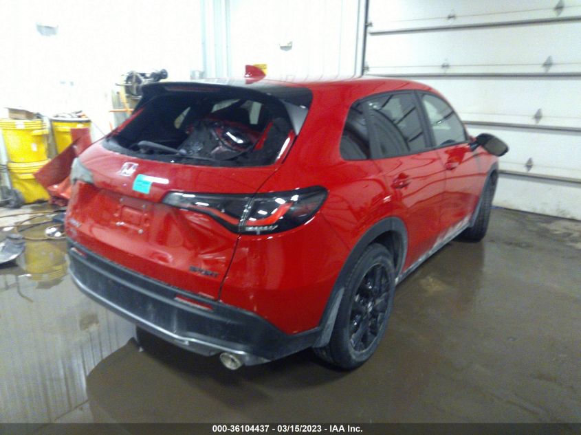 2023 HONDA HR-V SPORT VIN: 3CZRZ2H52PM715534