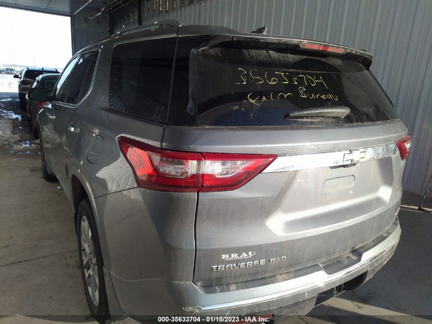 2021 CHEVROLET TRAVERSE PREMIER VIN: 1GNEVKKW9MJ197147