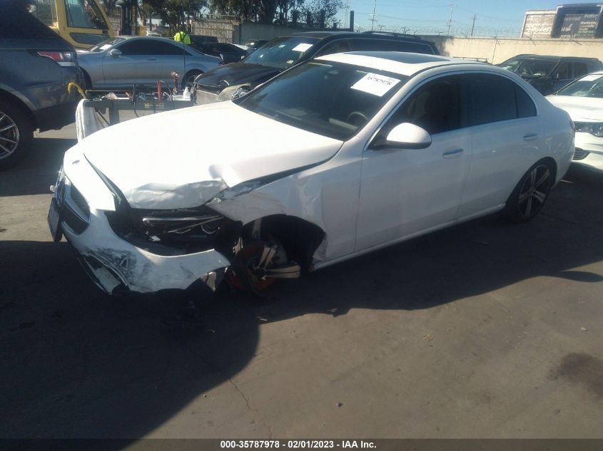2022 MERCEDES-BENZ C-CLASS C 300 VIN: W1KAF4GB1NR020574