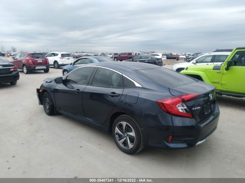 2020 HONDA CIVIC SEDAN LX VIN: 2HGFC2F66LH601388