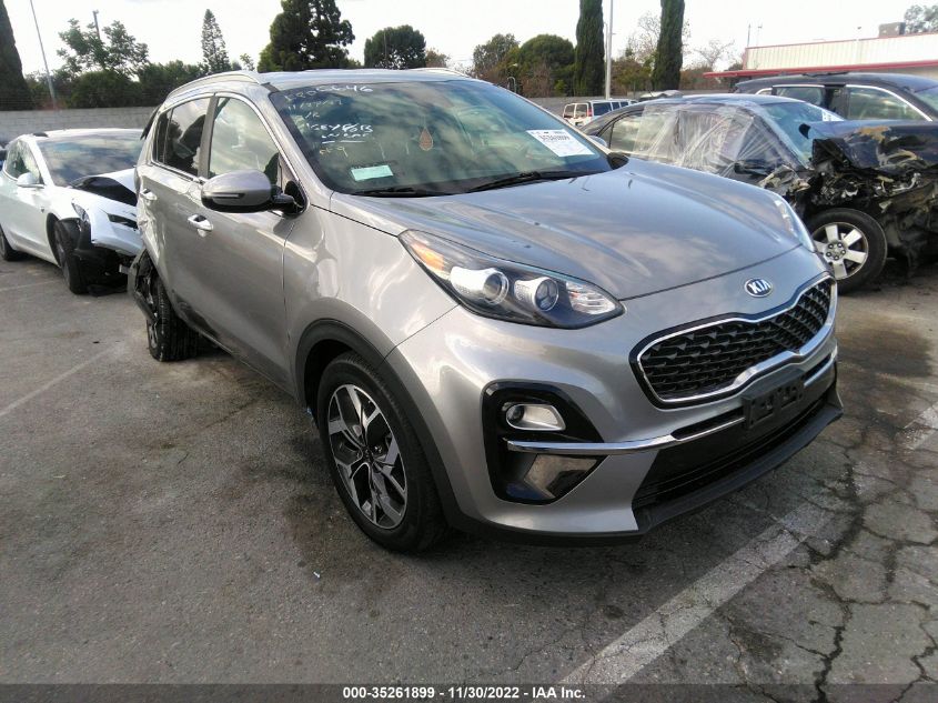 2020 KIA SPORTAGE EX VIN: KNDPN3AC4L7761247