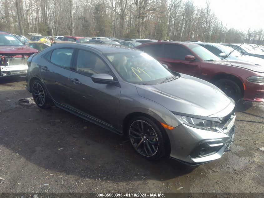 2021 HONDA CIVIC HATCHBACK SPORT VIN: SHHFK7H45MU414076