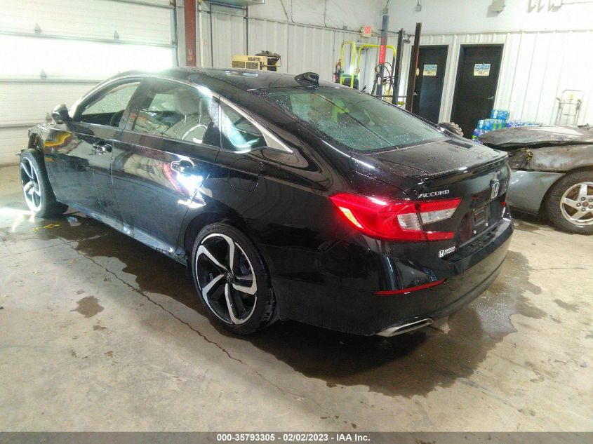 2022 HONDA ACCORD SEDAN SPORT SE VIN: 1HGCV1F42NA077678