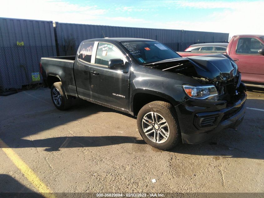 2021 CHEVROLET COLORADO 2WD WORK TRUCK VIN: 1GCHSBEN7M1187461