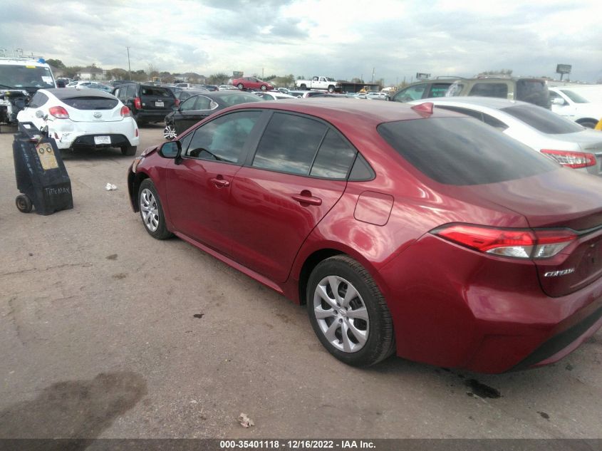 2022 TOYOTA COROLLA LE VIN: 5YFEPMAE2NP324051