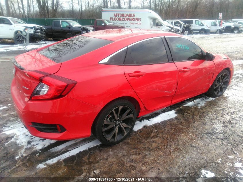 2021 HONDA CIVIC SEDAN SPORT VIN: 2HGFC2F82MH525462