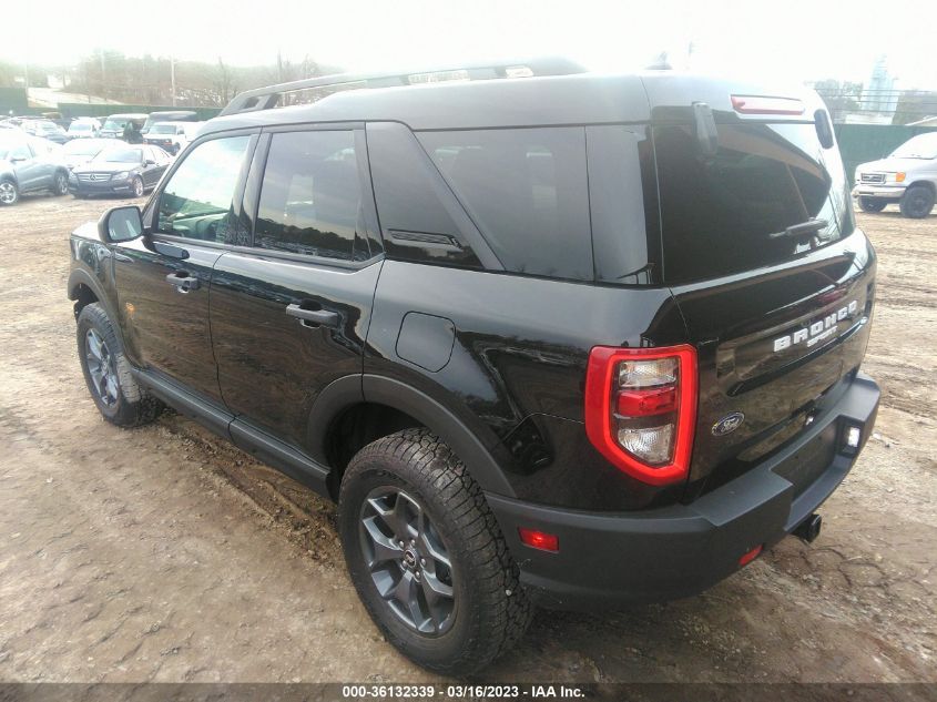 2022 FORD BRONCO SPORT BADLANDS VIN: 3FMCR9D99NRE21962