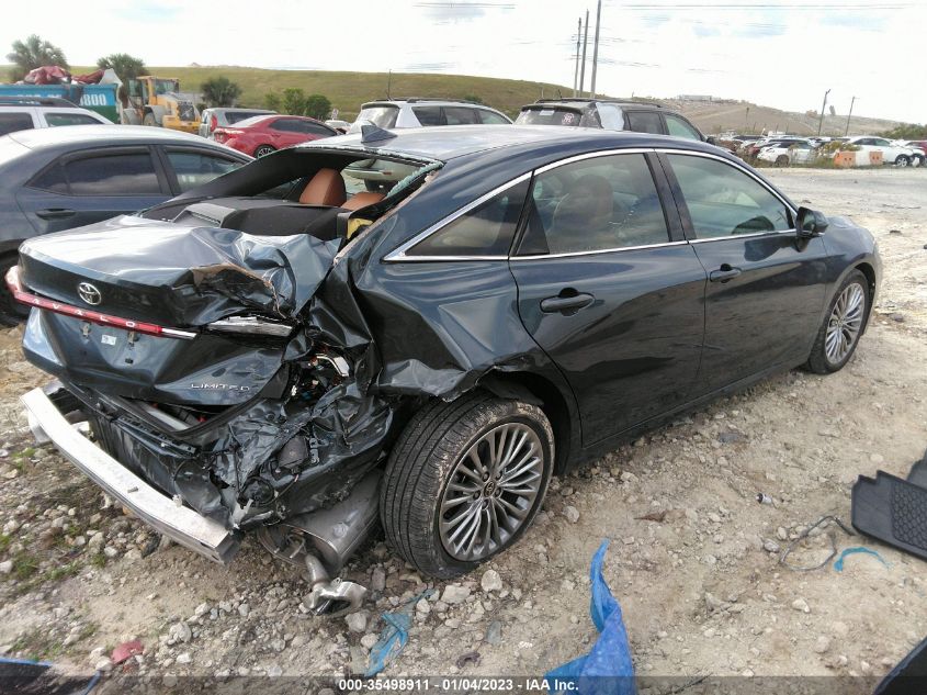 2022 TOYOTA AVALON LIMITED VIN: 4T1DZ1FB4NU077696