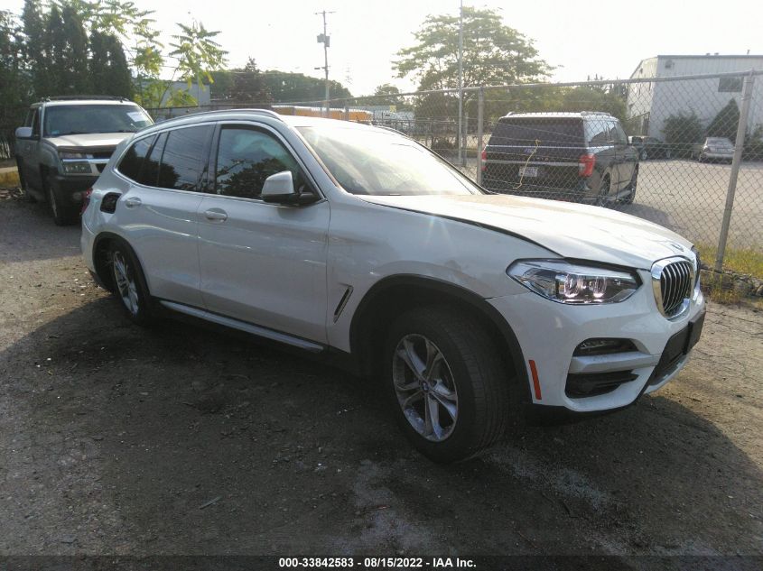 2021 BMW X3 XDRIVE30I VIN: 5UXTY5C01M9E27401