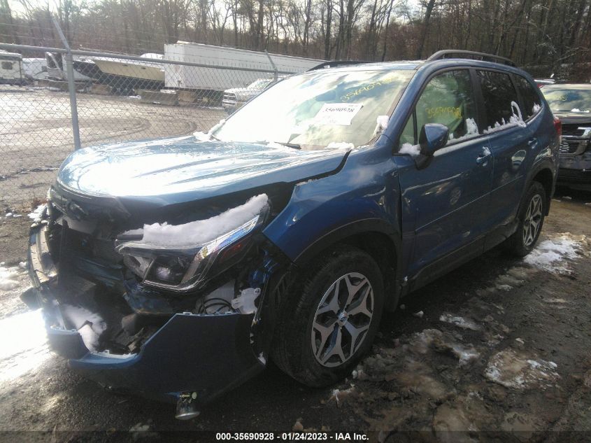 2022 SUBARU FORESTER PREMIUM VIN: JF2SKADC0NH432840