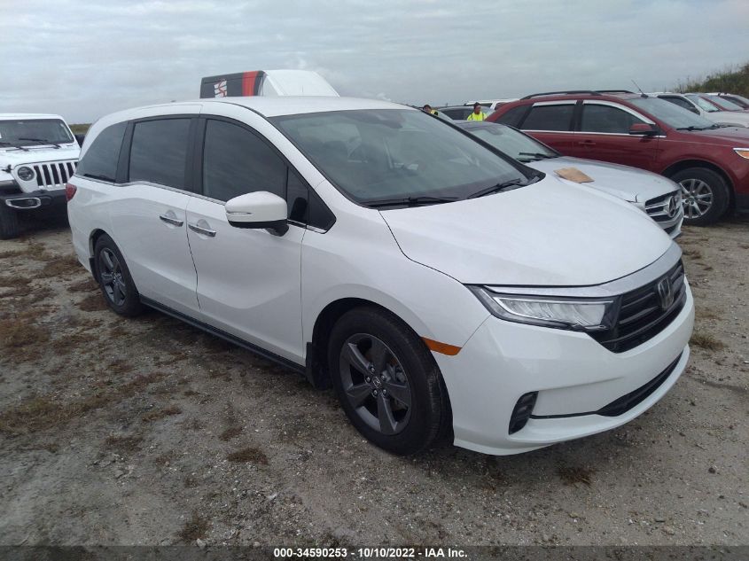 2022 HONDA ODYSSEY EX VIN: 5FNRL6H51NB049251