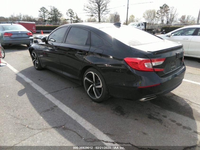 2022 HONDA ACCORD SEDAN SPORT VIN: 1HGCV2F39NA000545
