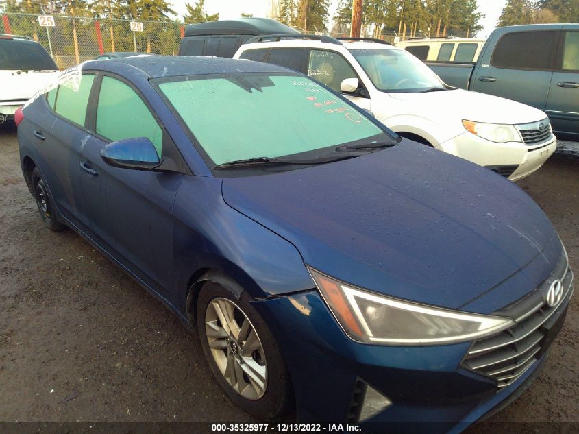 2020 HYUNDAI ELANTRA SEL VIN: 5NPD84LF9LH524059
