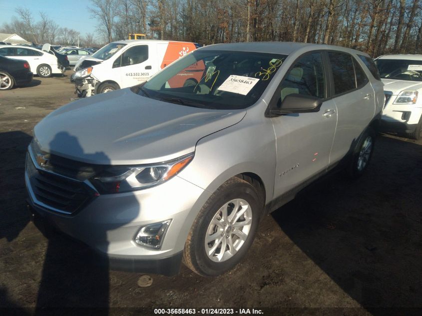 2021 CHEVROLET EQUINOX LS VIN: 3GNAXHEV4MS164733
