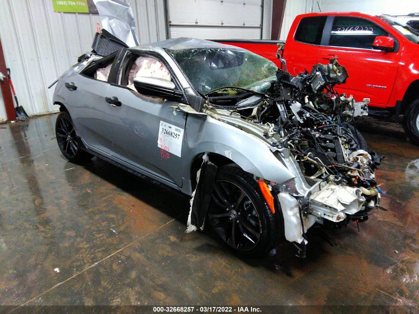 2021 HONDA CIVIC HATCHBACK SPORT VIN: SHHFK7H42MU214773