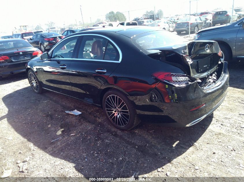 2022 MERCEDES-BENZ C-CLASS C 300 VIN: W1KAF4GB7NR056902