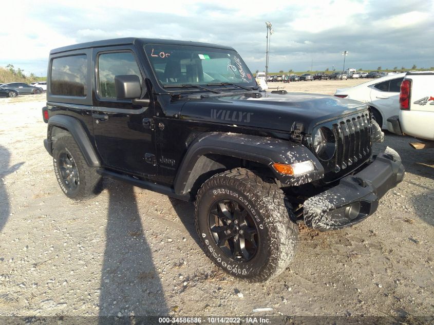 2021 JEEP WRANGLER WILLYS VIN: 1C4GJXAG4MW659668