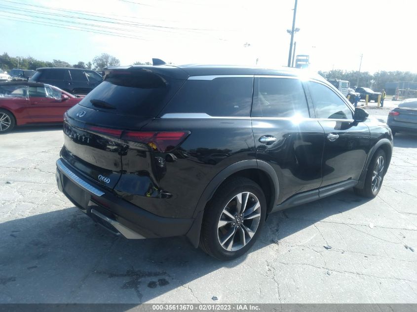 2022 INFINITI QX60 LUXE VIN: 5N1DL1FR0NC340948