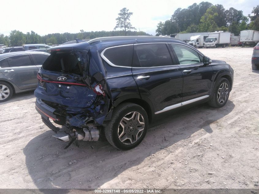 2021 HYUNDAI SANTA FE LIMITED VIN: 5NMS44AL4MH338892