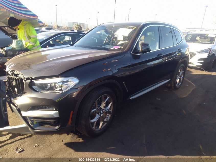 2020 BMW X3 XDRIVE30I VIN: 5UXTY5C02L9C45768