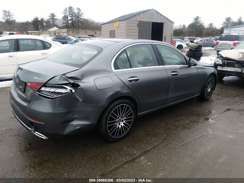 2022 MERCEDES-BENZ C-CLASS C 300 VIN: W1KAF4HB8NR009005