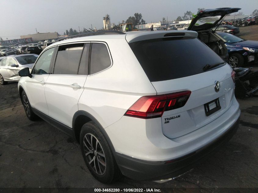 2021 VOLKSWAGEN TIGUAN SE/SE R-LINE BLACK/SEL VIN: 3VV2B7AX1MM075334