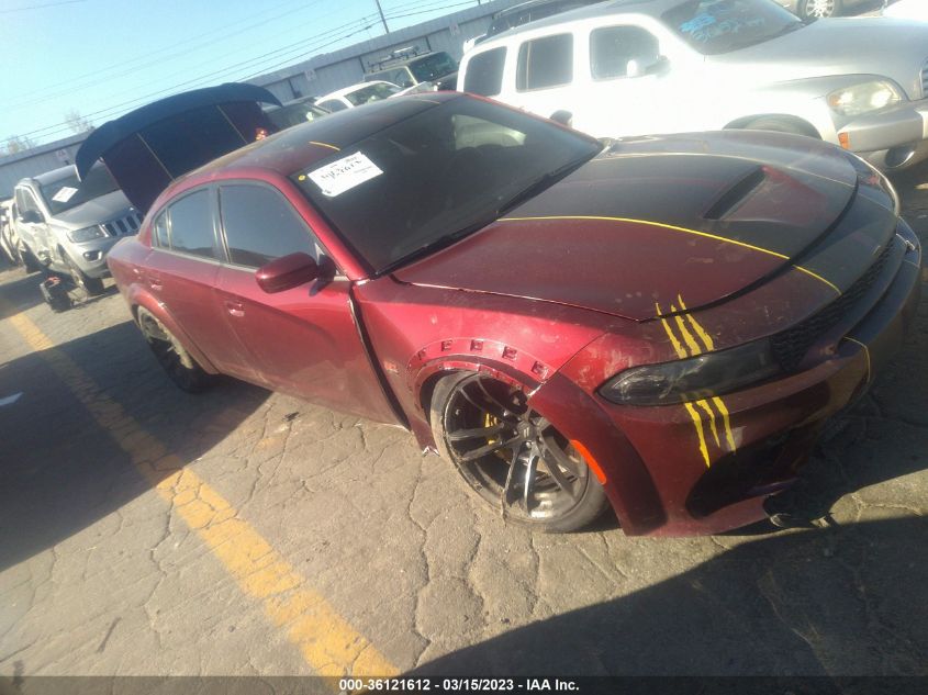 2022 DODGE CHARGER SCAT PACK WIDEBODY VIN: 2C3CDXGJ8NH122136