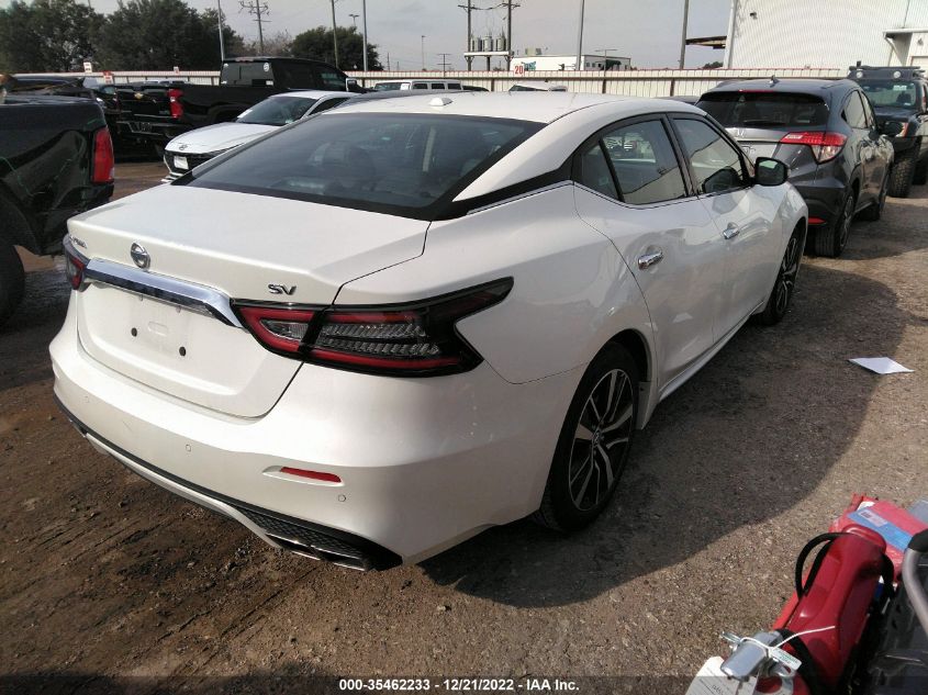 2022 NISSAN MAXIMA SV VIN: 1N4AA6CV8NC504139