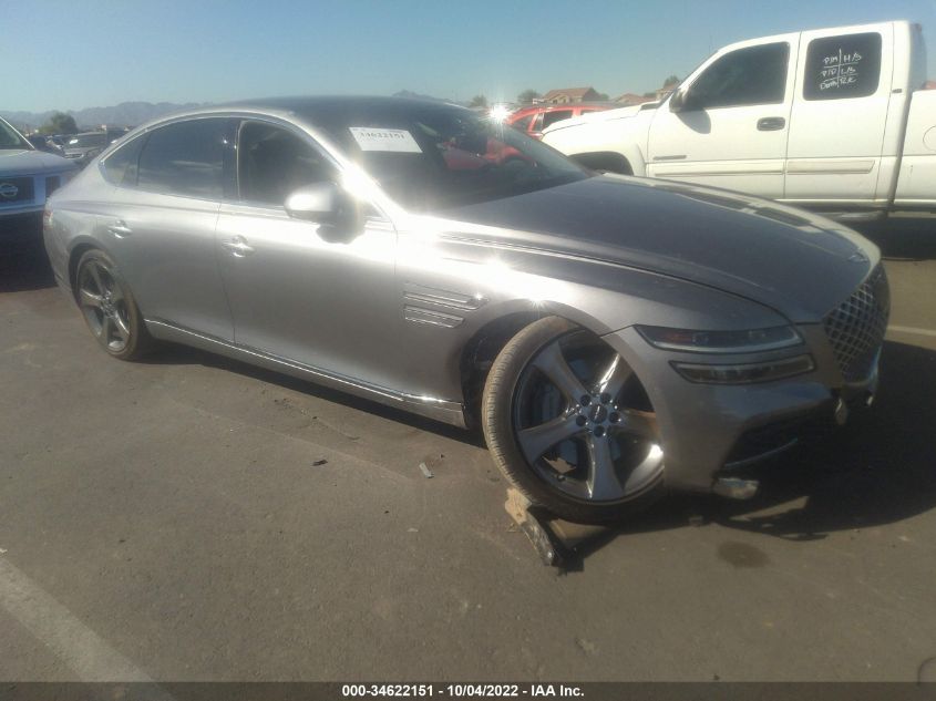 2021 GENESIS G80 3.5T VIN: KMTGC4SD9MU083196