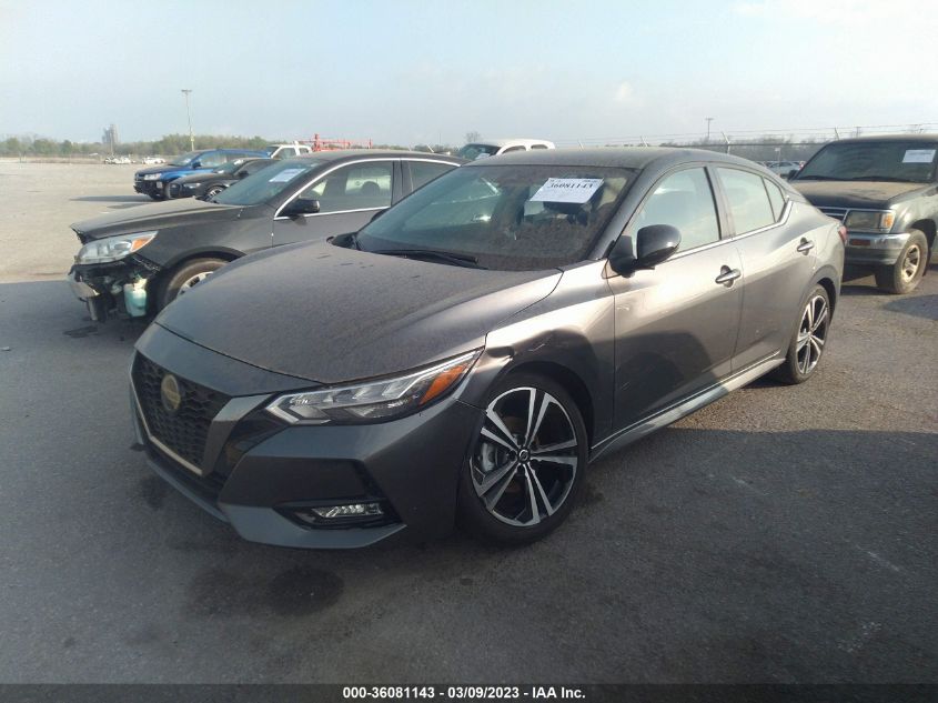 2022 NISSAN SENTRA SR VIN: 3N1AB8DV2NY300030