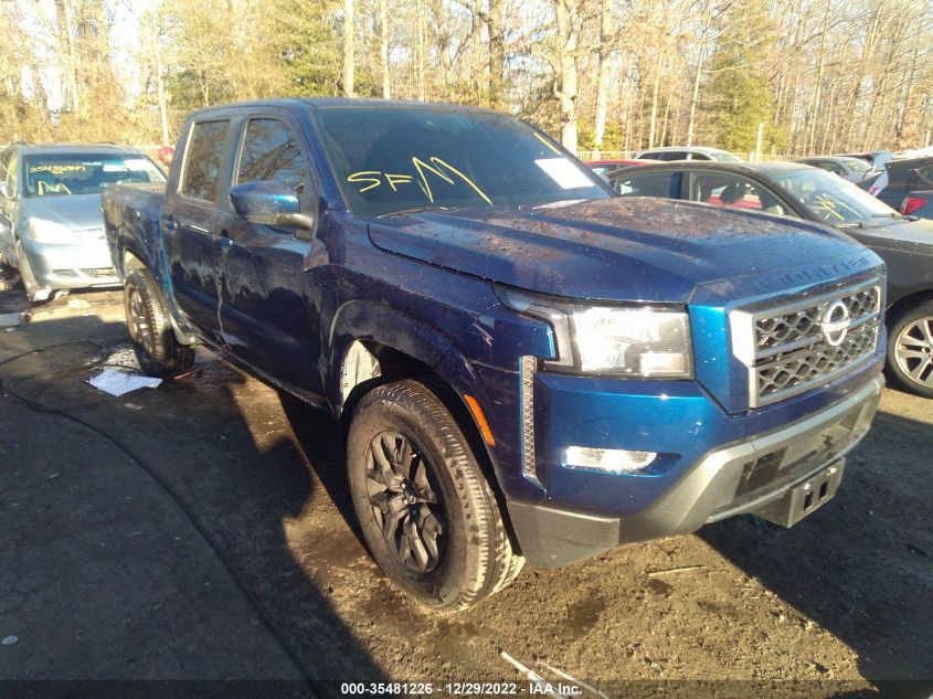 2022 NISSAN FRONTIER SV VIN: 1N6ED1EK7NN609376