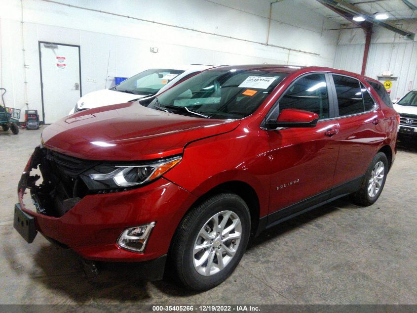 2021 CHEVROLET EQUINOX LT VIN: 2GNAXUEVXM6144977