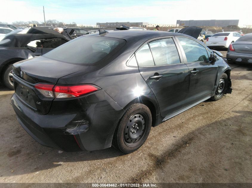 2022 TOYOTA COROLLA LE VIN: 5YFEPMAE6NP292544