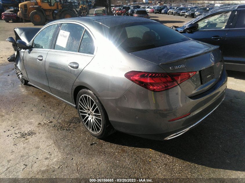 2022 MERCEDES-BENZ C-CLASS C 300 VIN: W1KAF4HB6NR046991