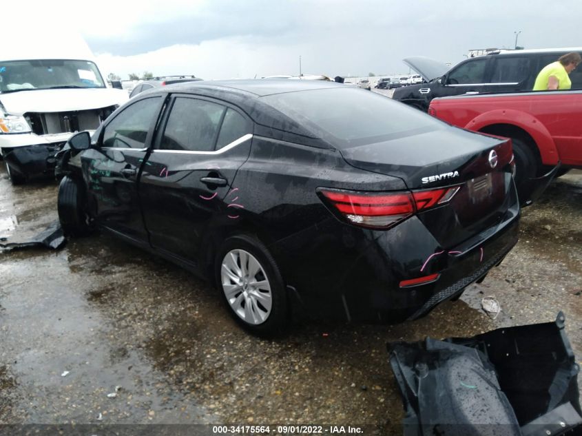 2021 NISSAN SENTRA S VIN: 3N1AB8BV3MY278170