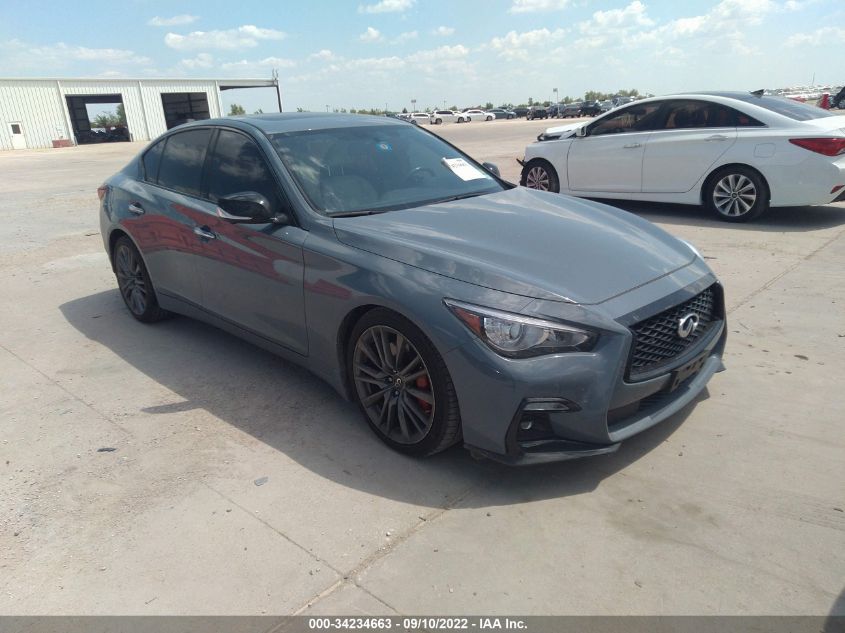 2021 INFINITI Q50 RED SPORT 400 VIN: JN1FV7DP2MM850242