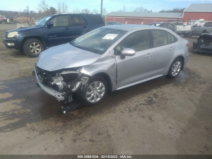 2022 TOYOTA COROLLA LE VIN: JTDEPMAE3N3014368