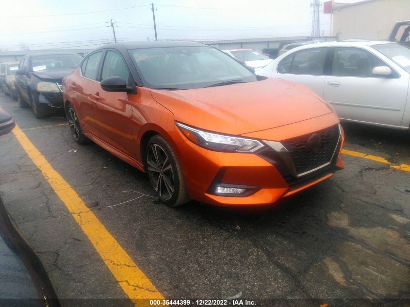 2021 NISSAN SENTRA SR VIN: 3N1AB8DV1MY319506