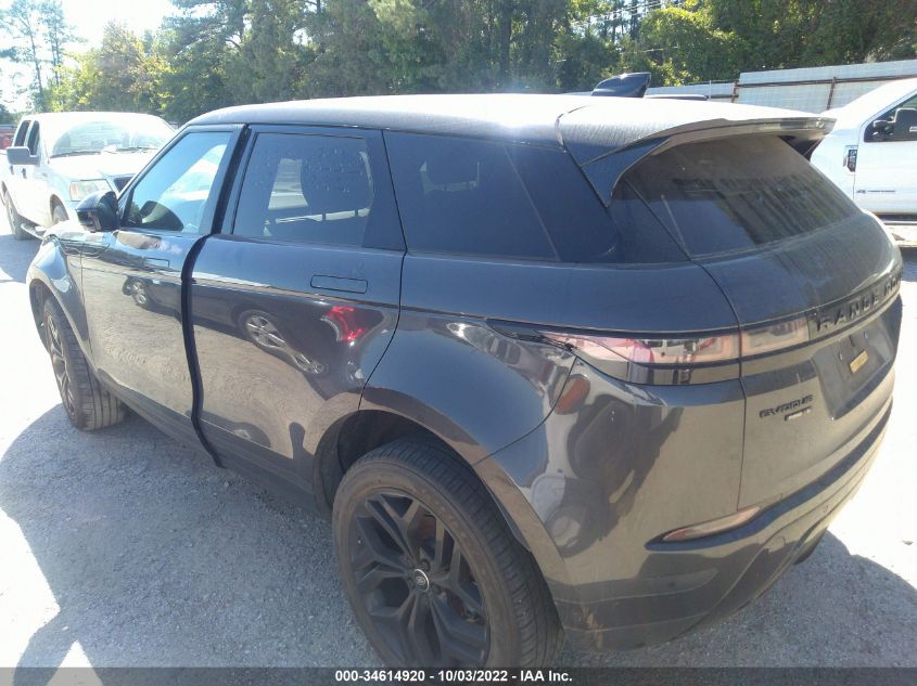 2020 LAND ROVER RANGE ROVER EVOQUE S VIN: SALZJ2FX8LH039616