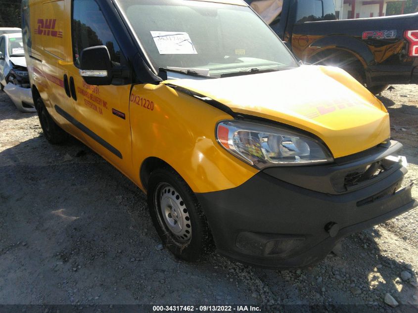 2020 RAM PROMASTER CITY TRADESMAN VIN: ZFBHRFAB1L6S38245