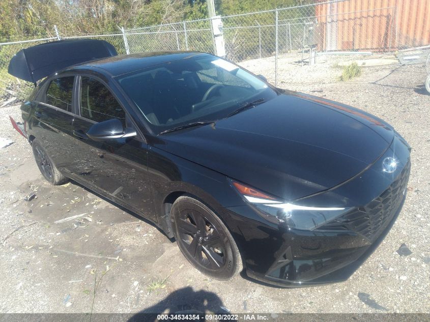 2022 HYUNDAI ELANTRA SEL VIN: 5NPLM4AG3NH054388