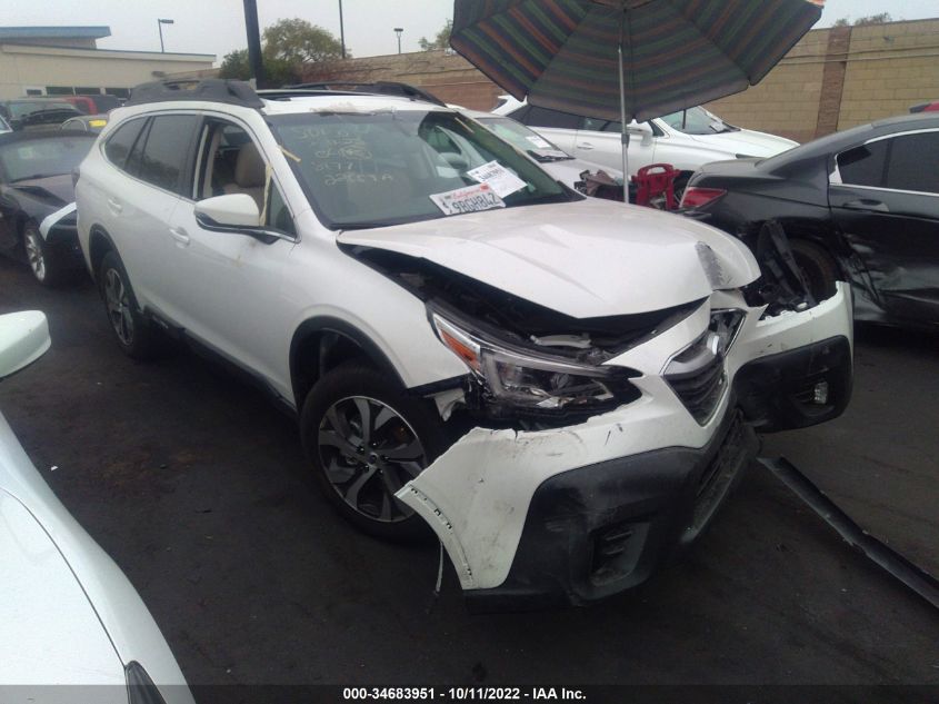 2022 SUBARU OUTBACK LIMITED VIN: 4S4BTANC1N3228177