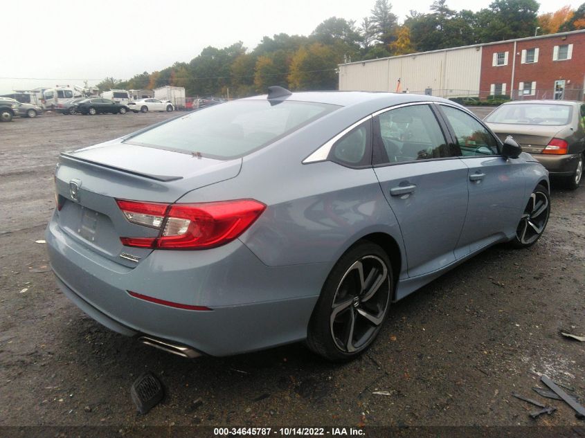 2021 HONDA ACCORD SEDAN SPORT SE VIN: 1HGCV1F43MA057924