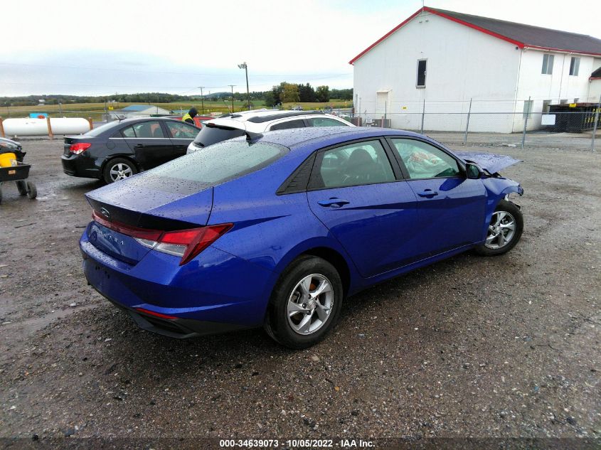 2021 HYUNDAI ELANTRA SE VIN: KMHLL4AG0MU071331