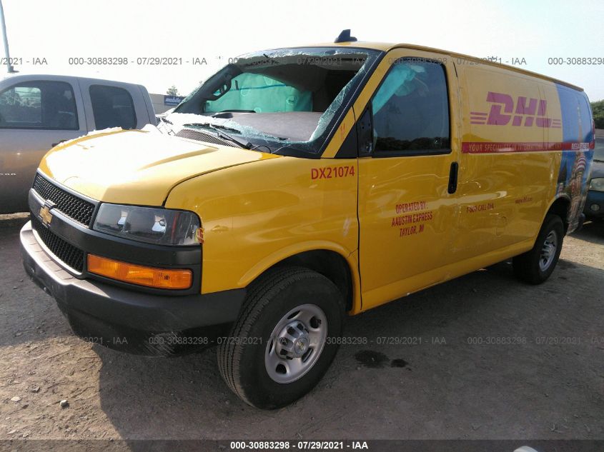 2021 CHEVROLET EXPRESS CARGO VAN VIN: 1GCWGAFP6M1167849