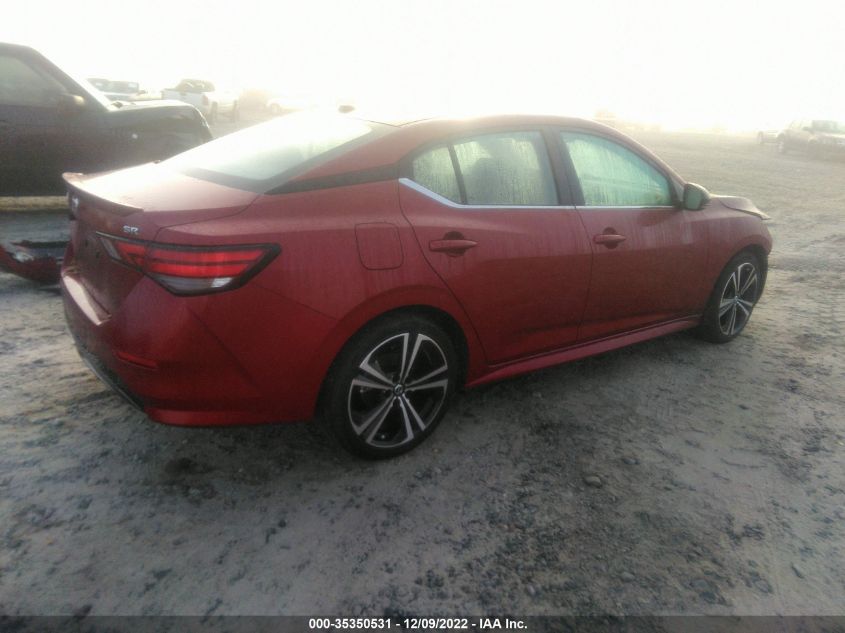 2022 NISSAN SENTRA SR VIN: 3N1AB8DV4NY264485