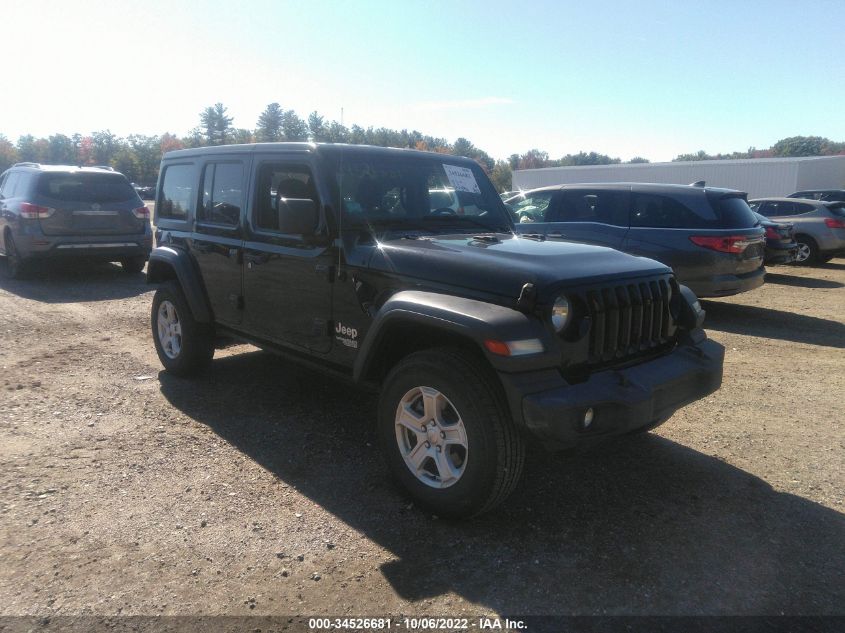 2020 JEEP WRANGLER UNLIMITED SPORT S VIN: 1C4HJXDN0LW129520