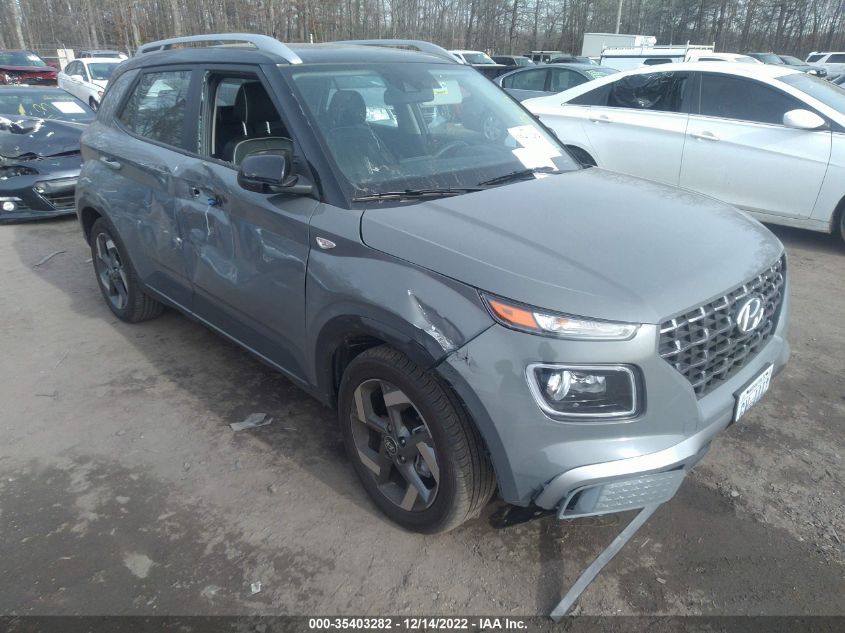 2022 HYUNDAI VENUE LIMITED VIN: KMHRC8A35NU174468